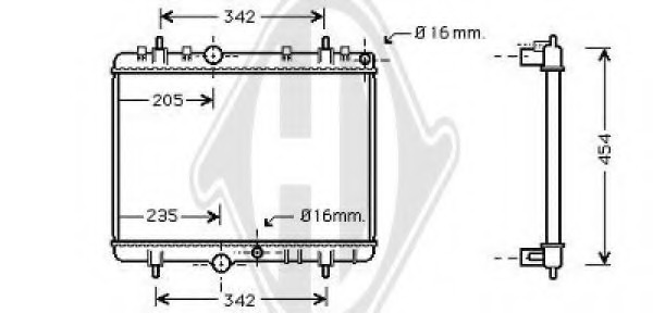 Radiator racire motor