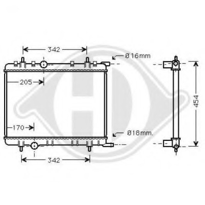 Radiator racire motor