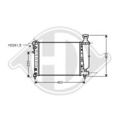 Radiator racire motor