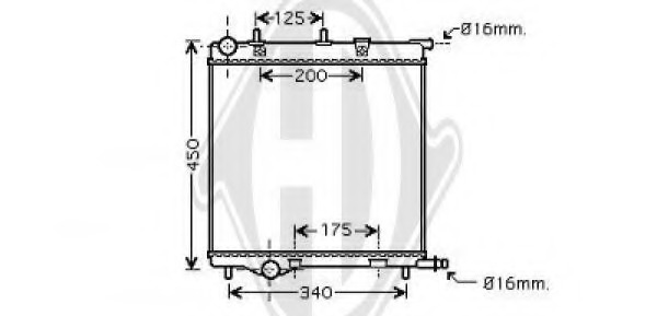 Radiator racire motor