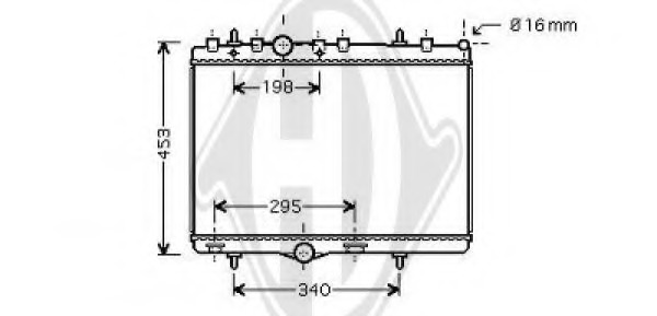 Radiator racire motor