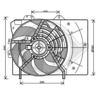 Ventilator radiator