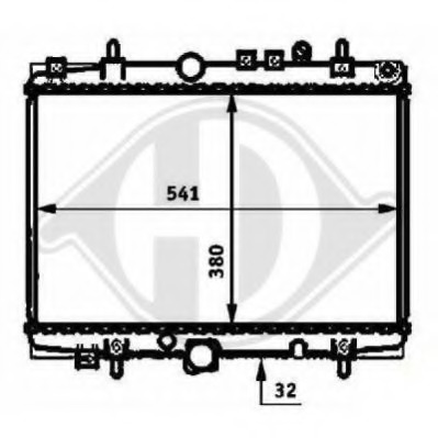 Radiator racire motor