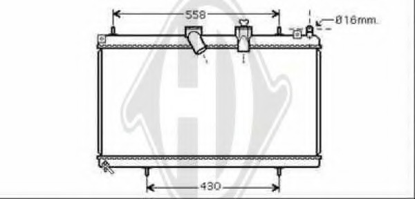 Radiator racire motor