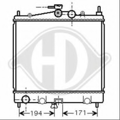 Radiator racire motor