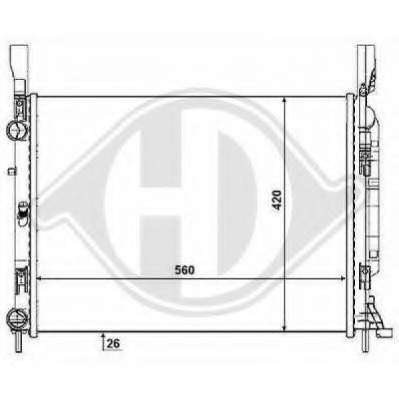 Radiator racire motor