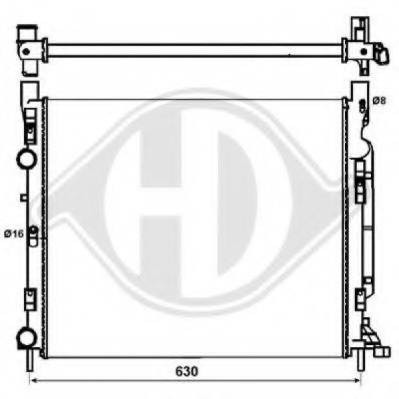 Radiator racire motor