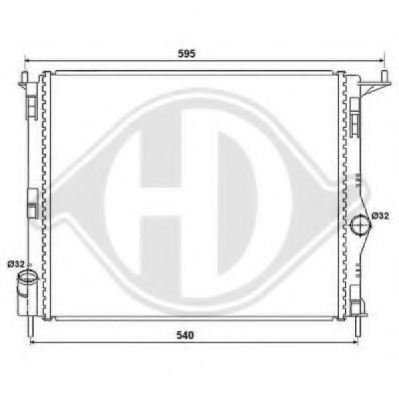 Radiator racire motor