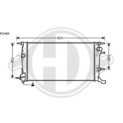 Radiator racire motor