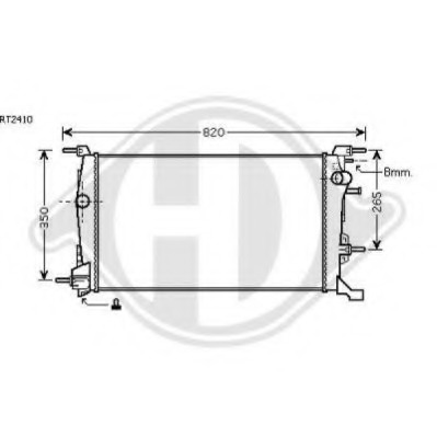 Radiator racire motor