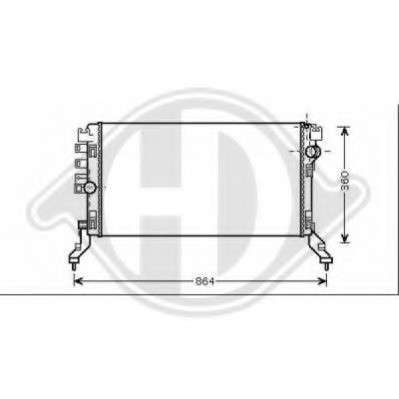 Radiator racire motor