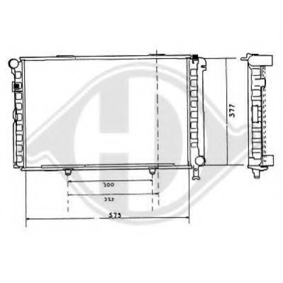 Radiator racire motor