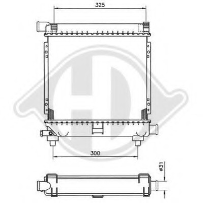 Radiator racire motor