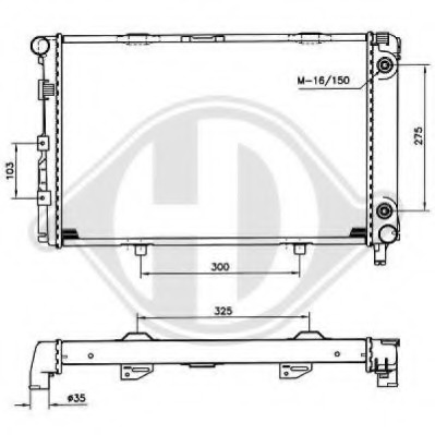 Radiator racire motor