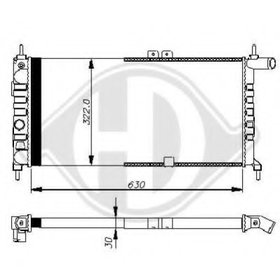 Radiator racire motor