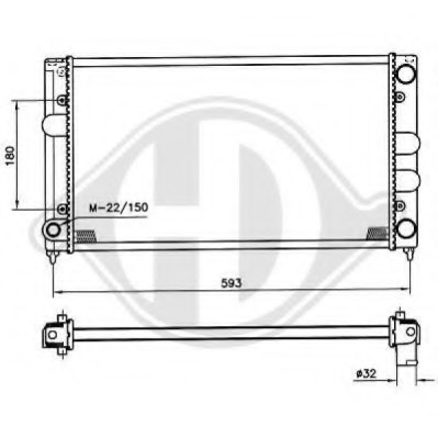 Radiator racire motor