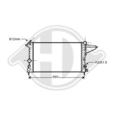 Radiator racire motor