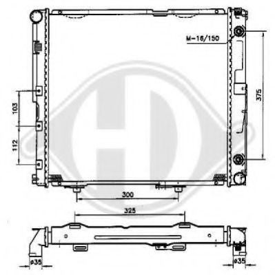 Radiator racire motor