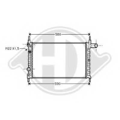 Radiator racire motor