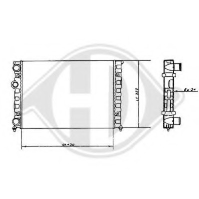 Radiator racire motor