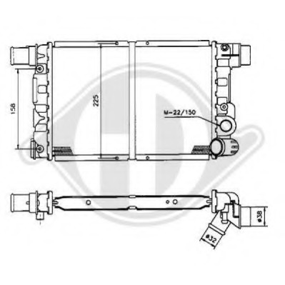 Radiator racire motor