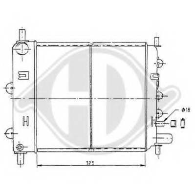 Radiator racire motor