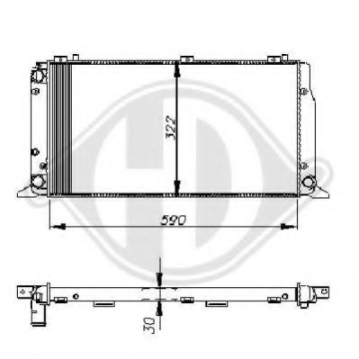 Radiator racire motor