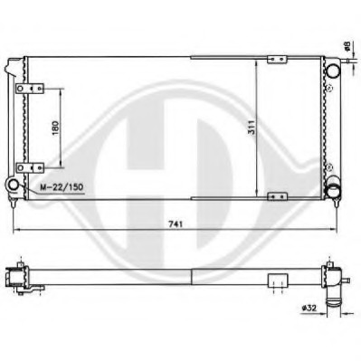 Radiator racire motor