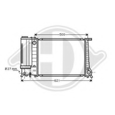 Radiator racire motor