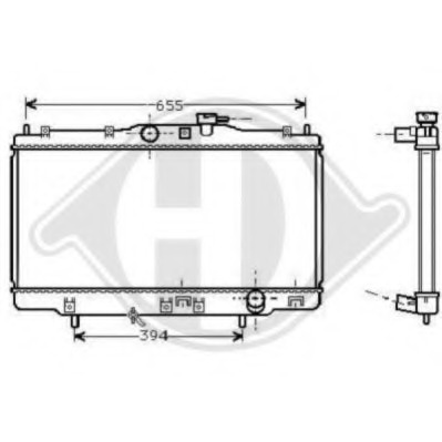 Radiator racire motor