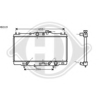 Radiator racire motor