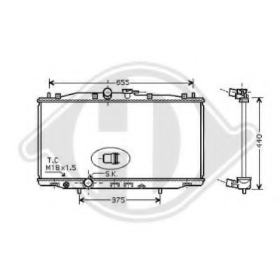 Radiator racire motor