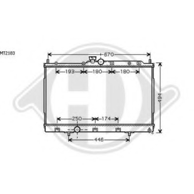 Radiator racire motor