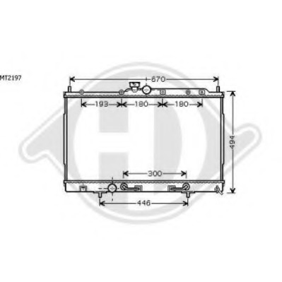 Radiator racire motor