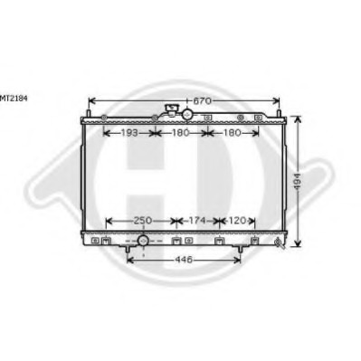 Radiator racire motor