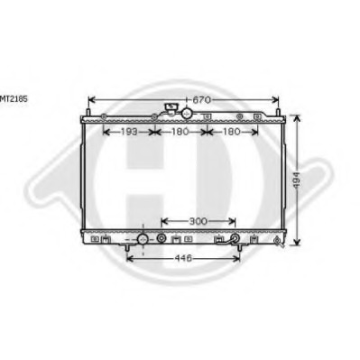 Radiator racire motor