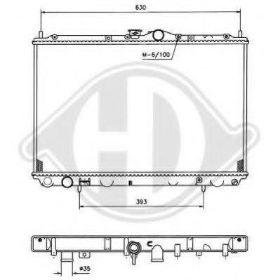 Radiator racire motor