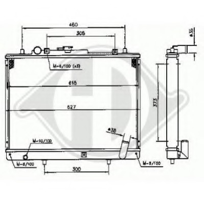 Radiator racire motor