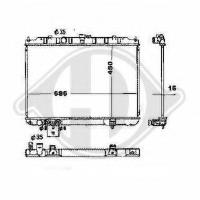 Radiator racire motor