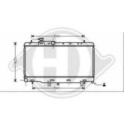 Radiator racire motor