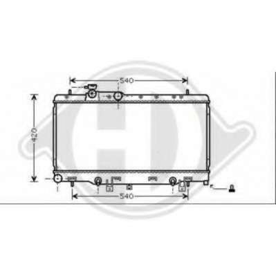 Radiator racire motor