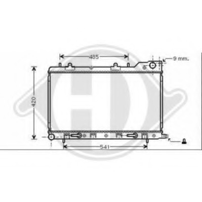 Radiator racire motor