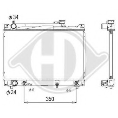 Radiator racire motor