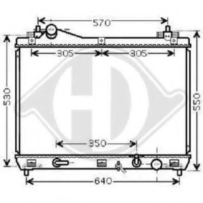 Radiator racire motor