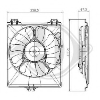 Ventilator radiator