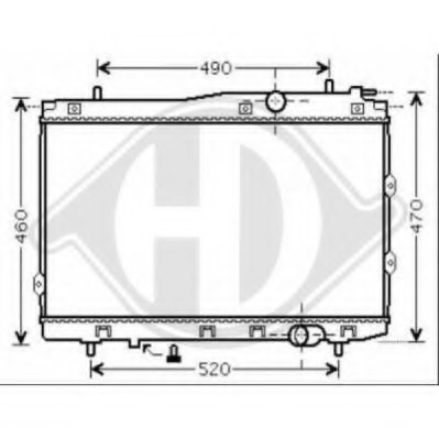 Radiator racire motor