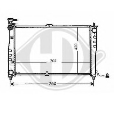 Radiator racire motor