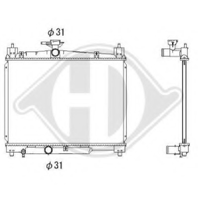 Radiator racire motor