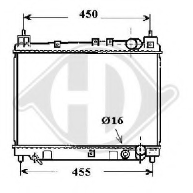 Radiator racire motor