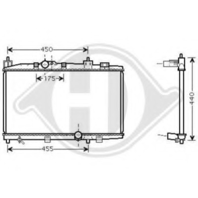 Radiator racire motor